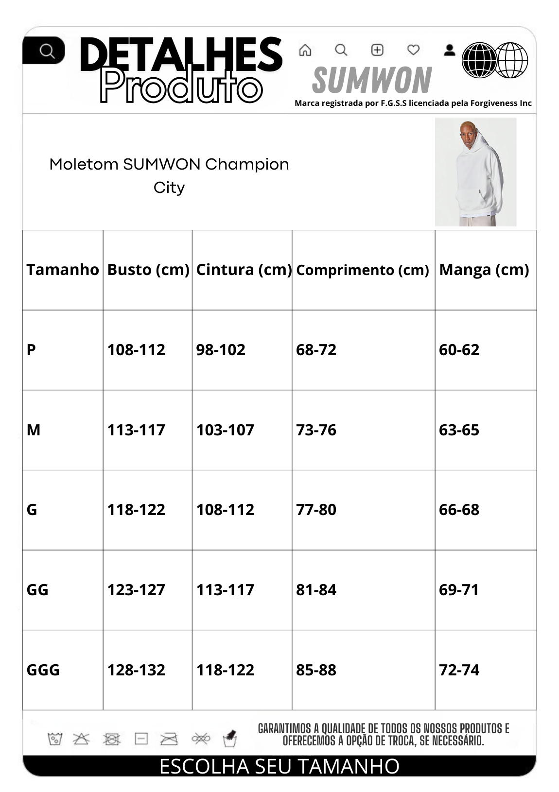 Moletom SUMWON Champion City