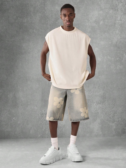 Shorts Denim Florals