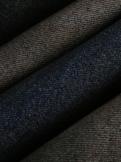 Jaqueta Washed Denim Fur Hooded