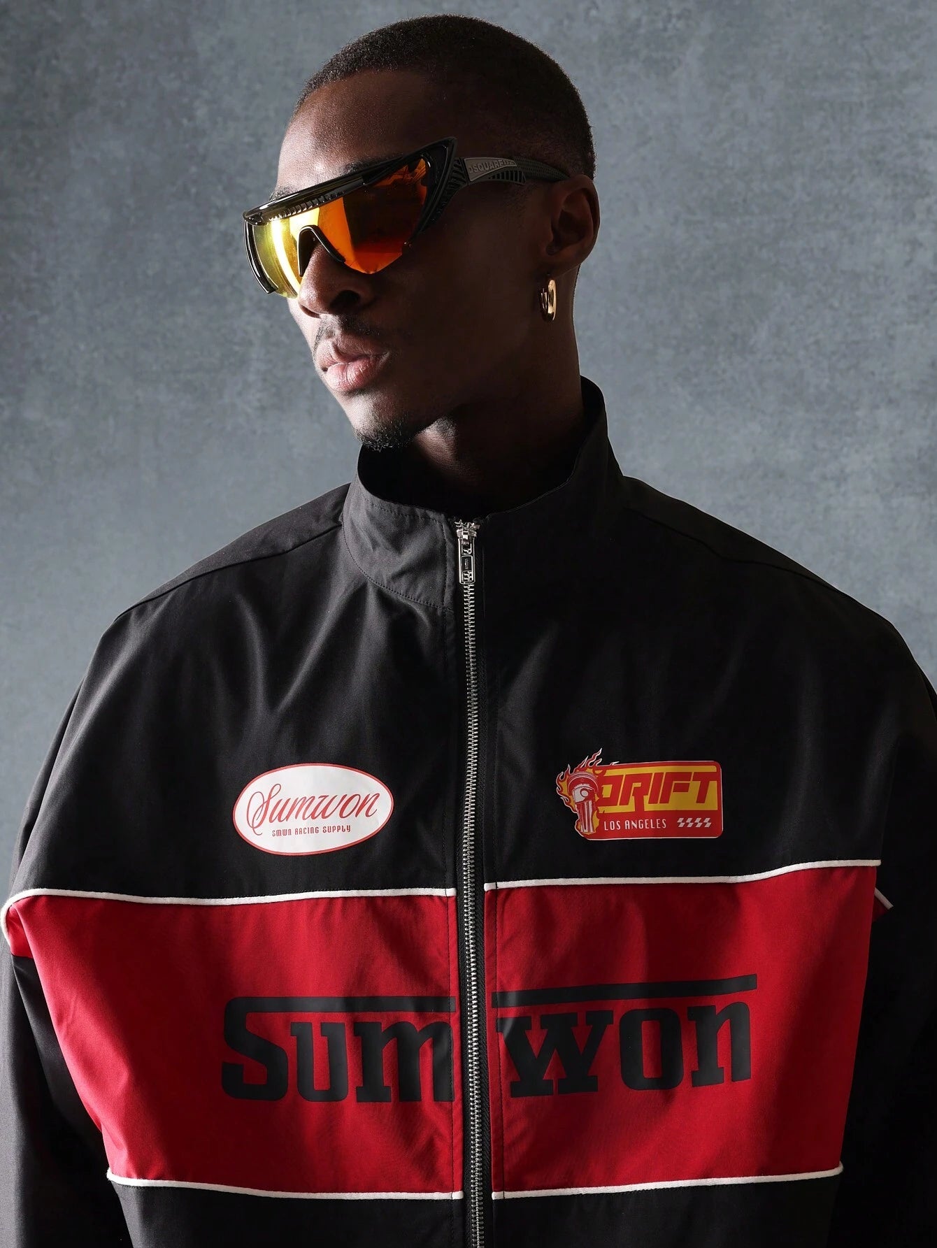 Jaqueta Corta-vento da Equipe de Corrida Sumwon