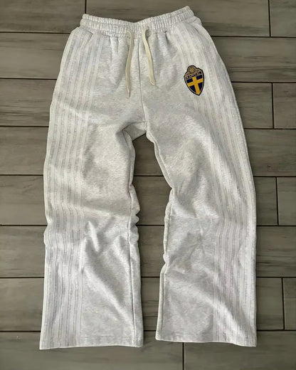 Conjunto Moletom Seleção Sueca de Futebol