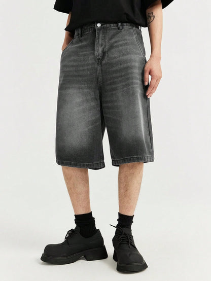 Shorts Denim Lavada Diagonal