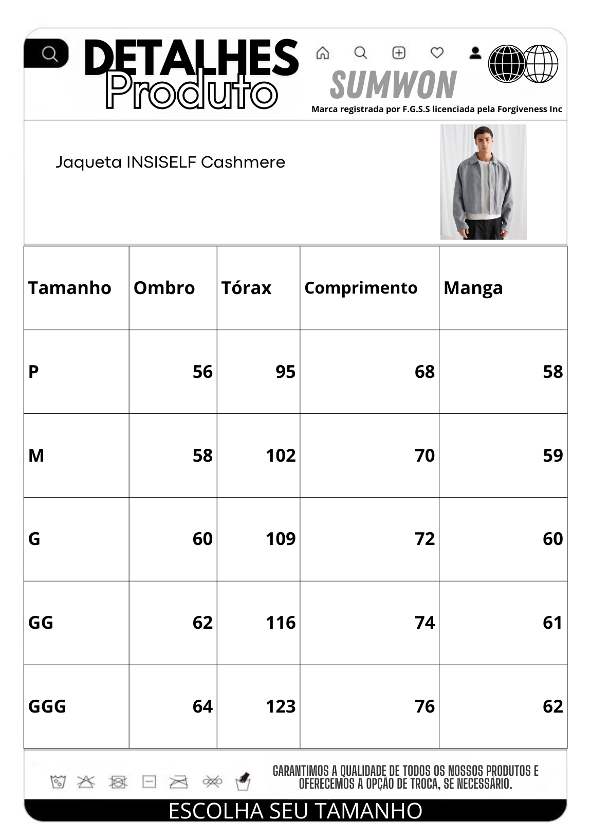 Jaqueta INSISELF Cashmere