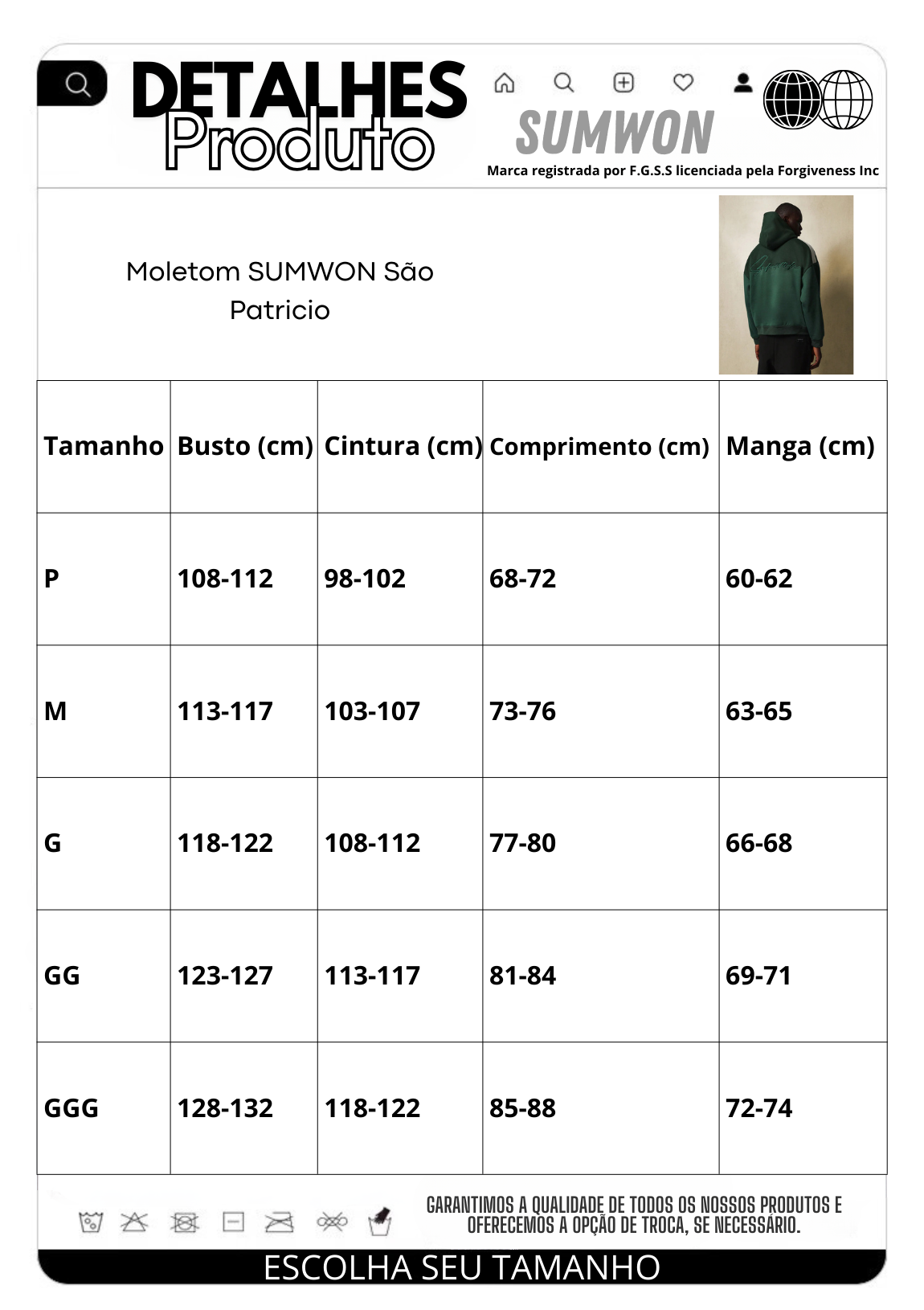Moletom São Patricio