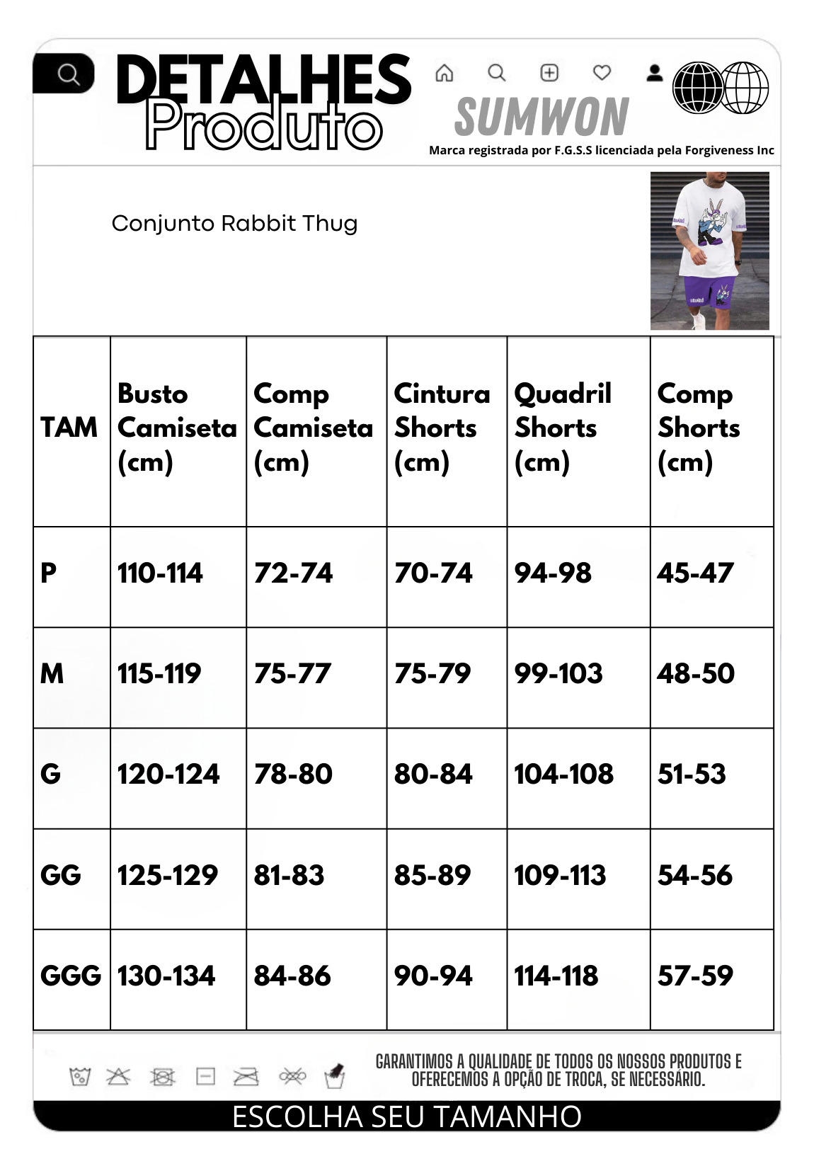 Conjunto Rabbit Thug