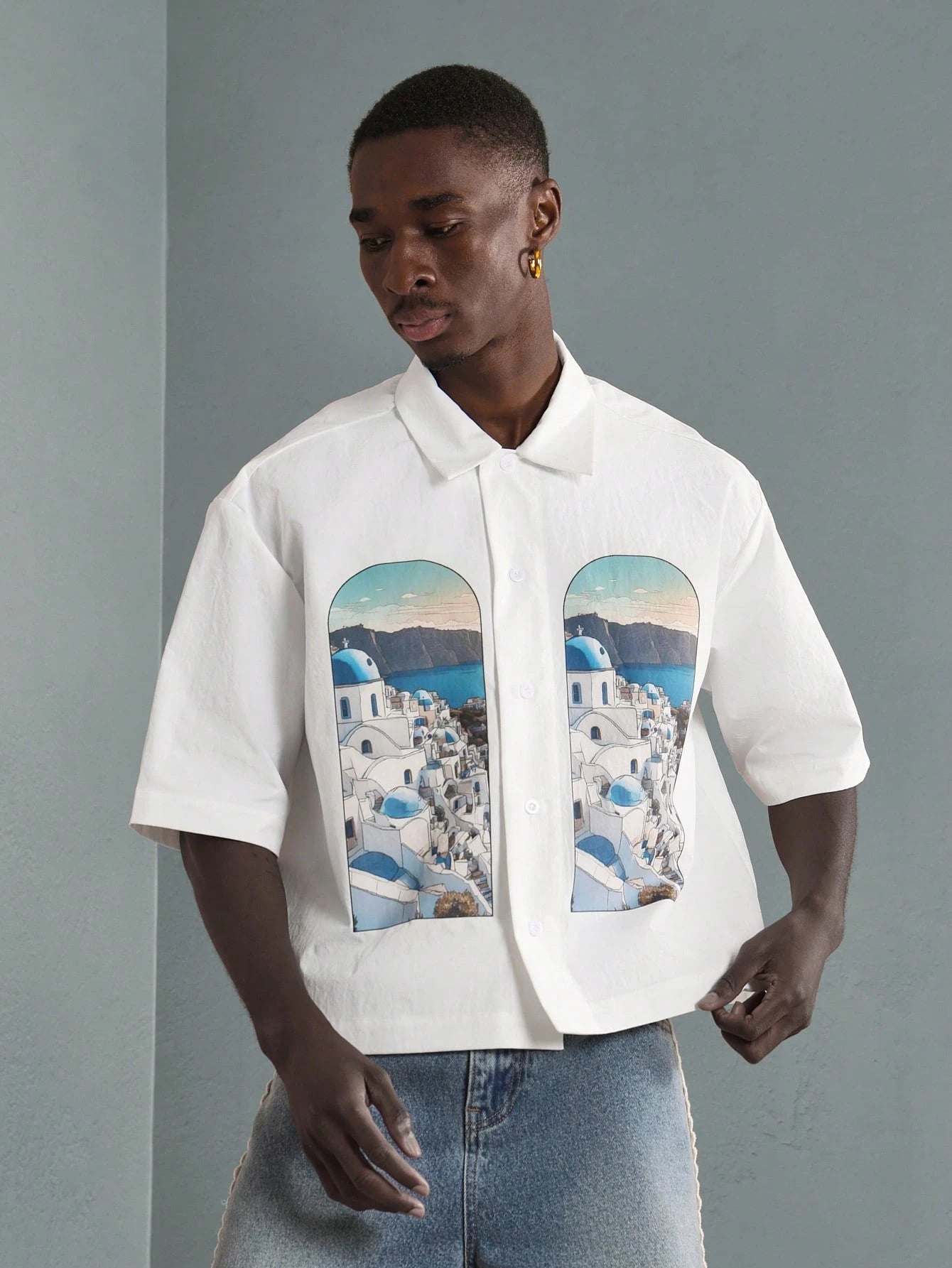 Camisa SUMWON Grecia art