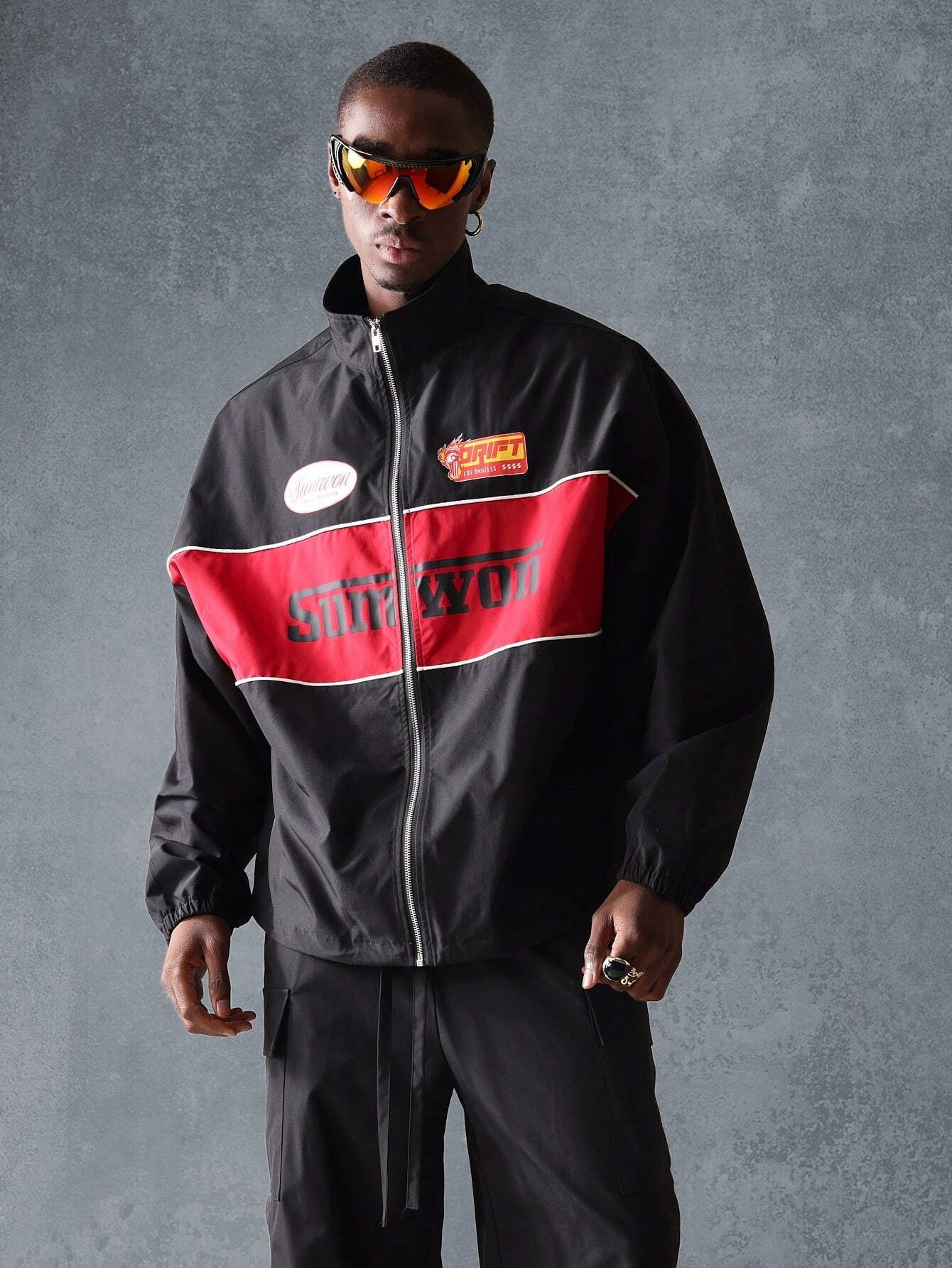 Jaqueta Corta-vento da Equipe de Corrida Sumwon