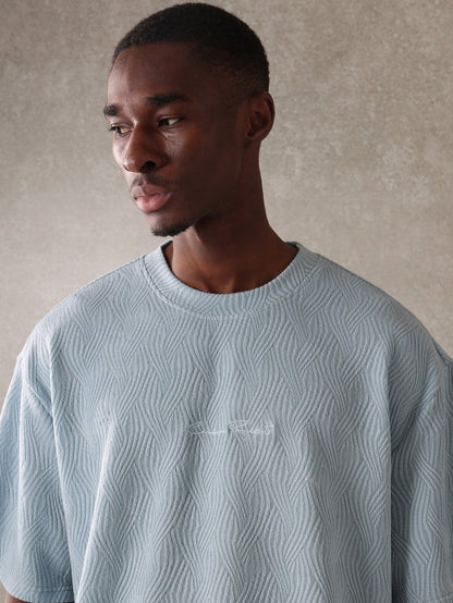 Camiseta SUMWON Veludo com Textura de Ajuste