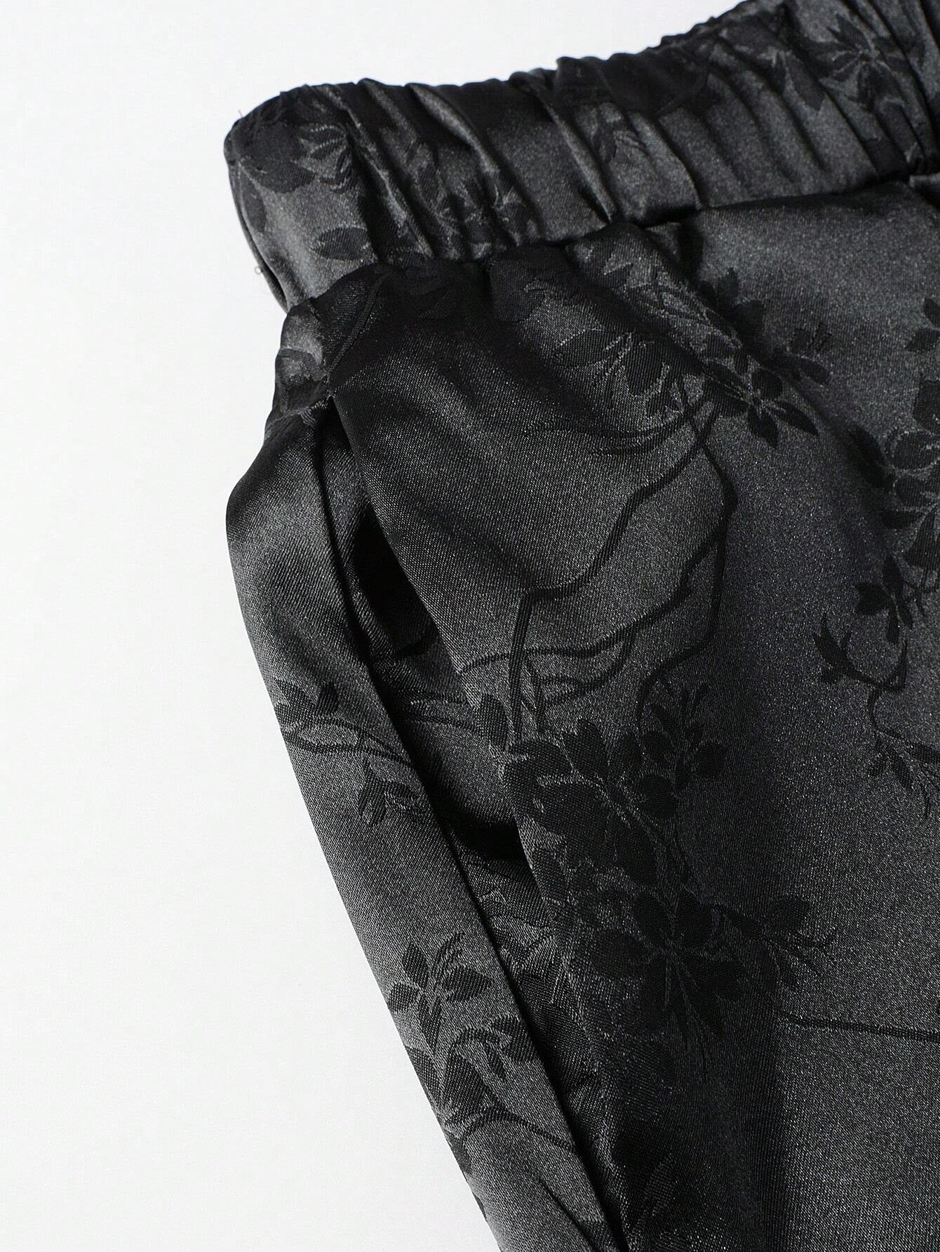 Conjunto SUMWON Hypemode Camisa e Shorts Estampa Floral Jacquard