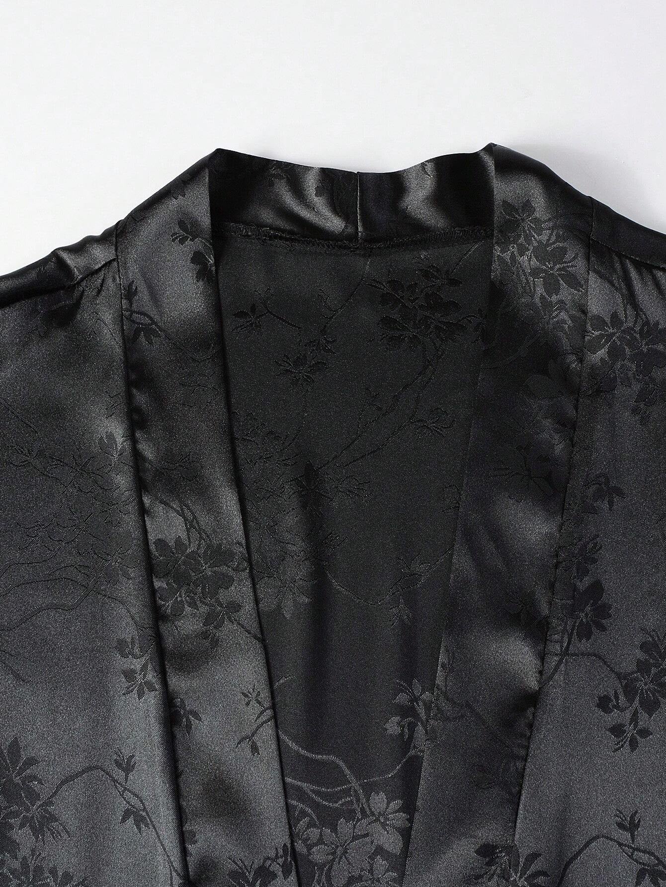 Conjunto SUMWON Hypemode Camisa e Shorts Estampa Floral Jacquard