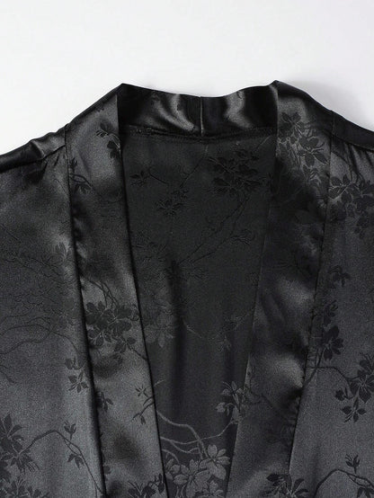 Conjunto SUMWON Hypemode Camisa e Shorts Estampa Floral Jacquard