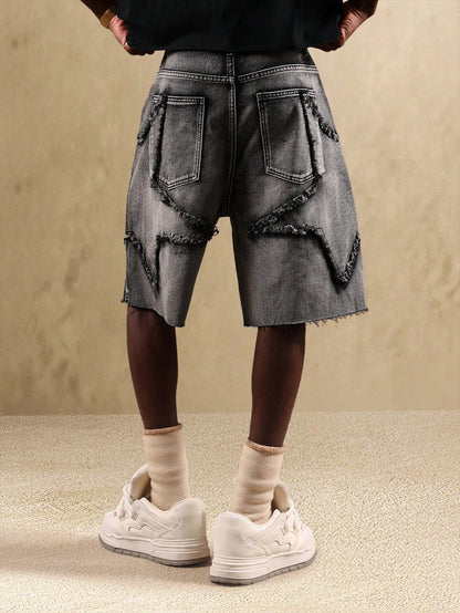 Shorts Cargo Denim Desgastados Star