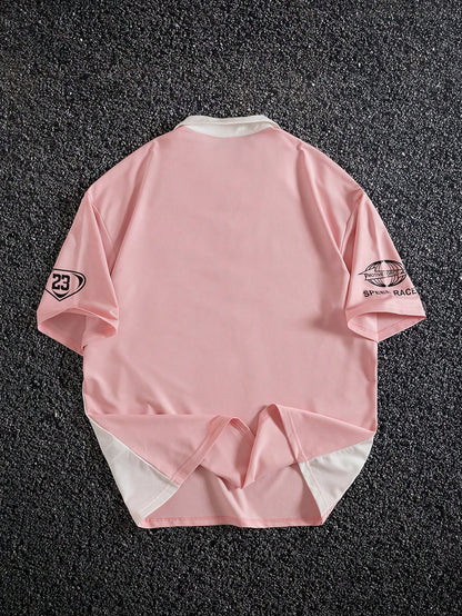 Camisa EMRG Polo Casual de Manga Curta