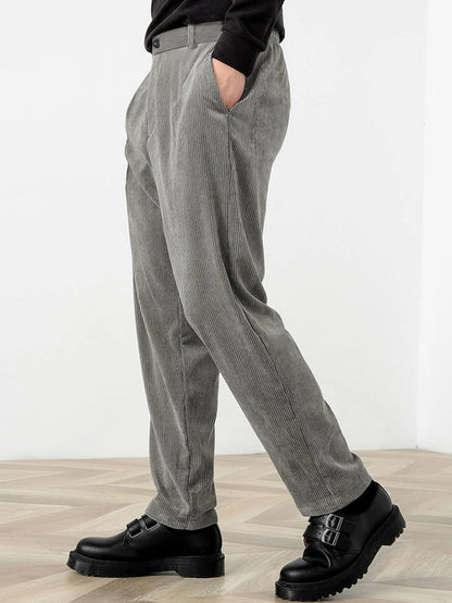 Calça Mode Longa Casual Veludo