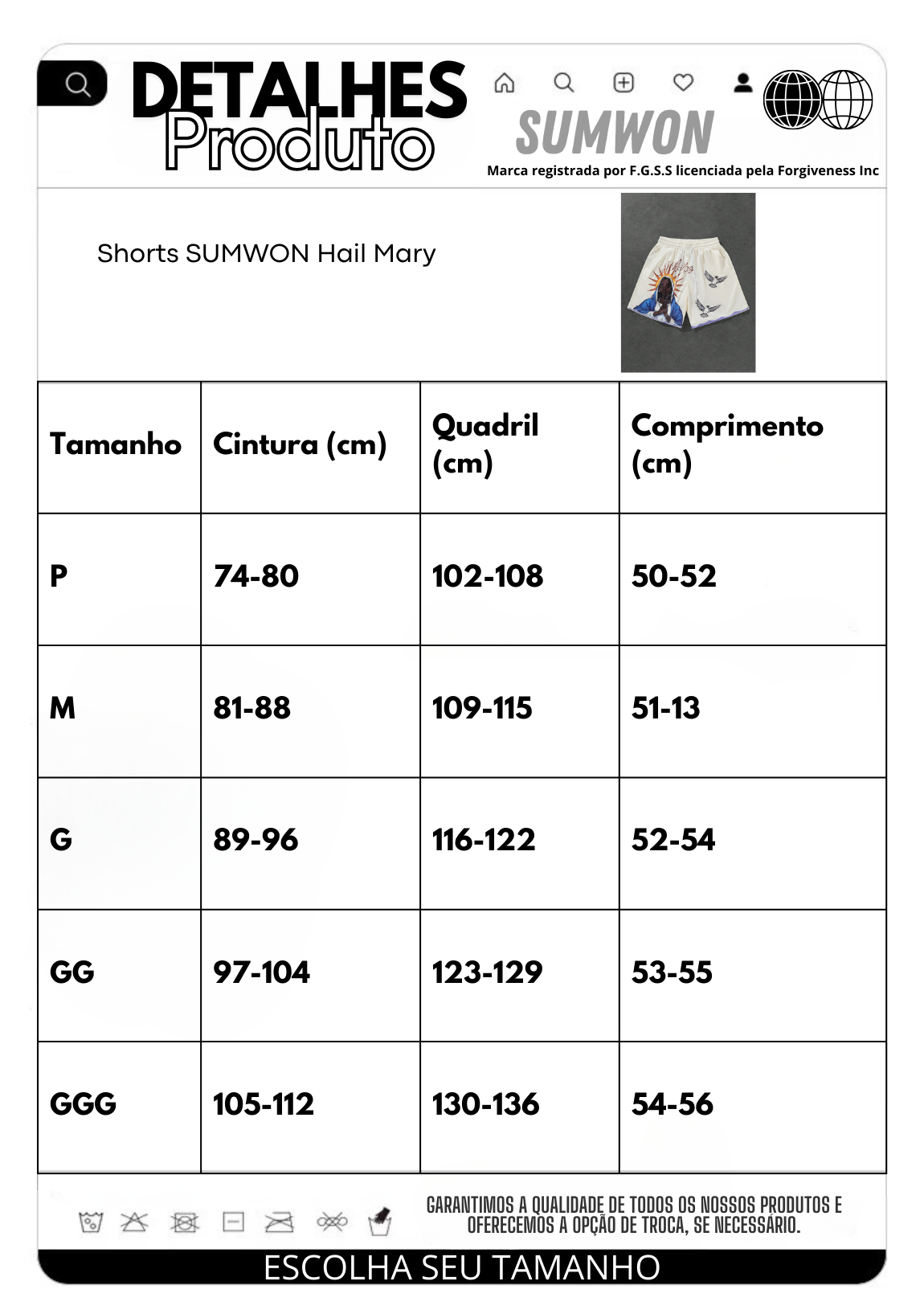 Shorts SUMWON Hail Mary