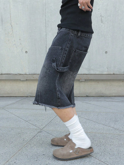 Shorts Denim Black Stusy