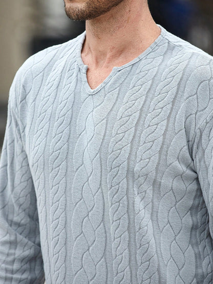 Camiseta CasualCool Casual de Manga Longa Ajuste Solto