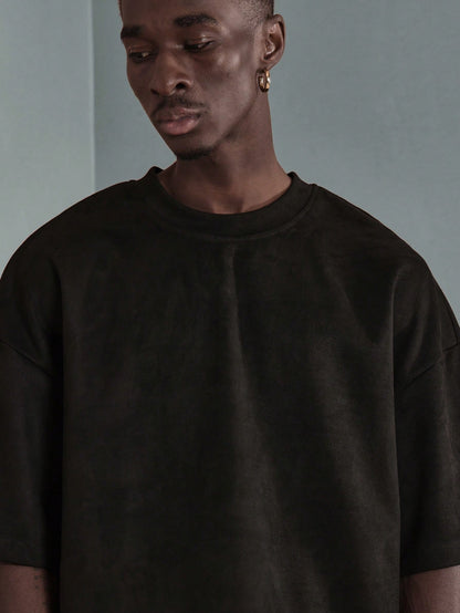 Camiseta Boxy Oversized Veludo