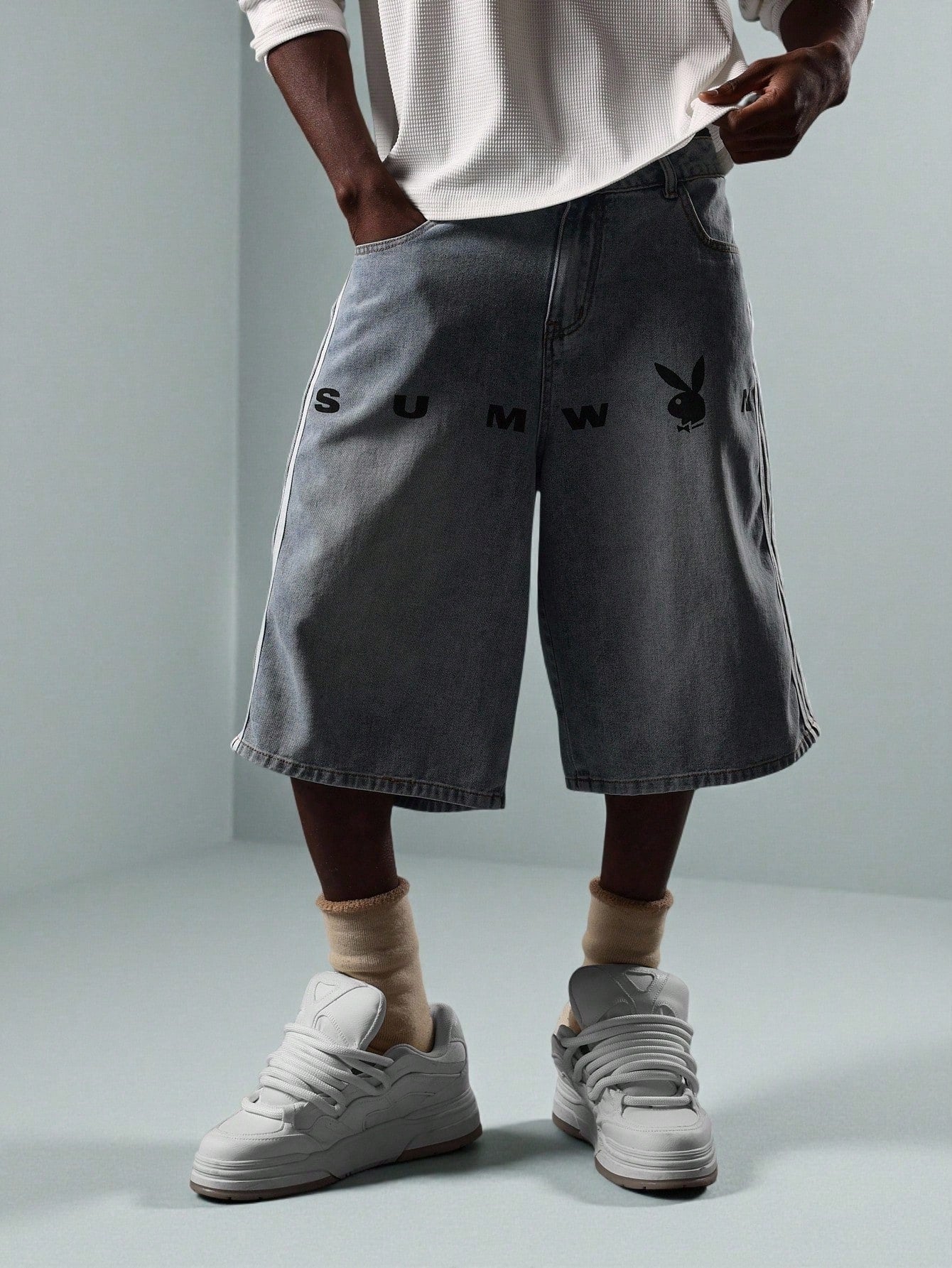 Shorts PLAYBOY X SUMWON Jeans List Oversized