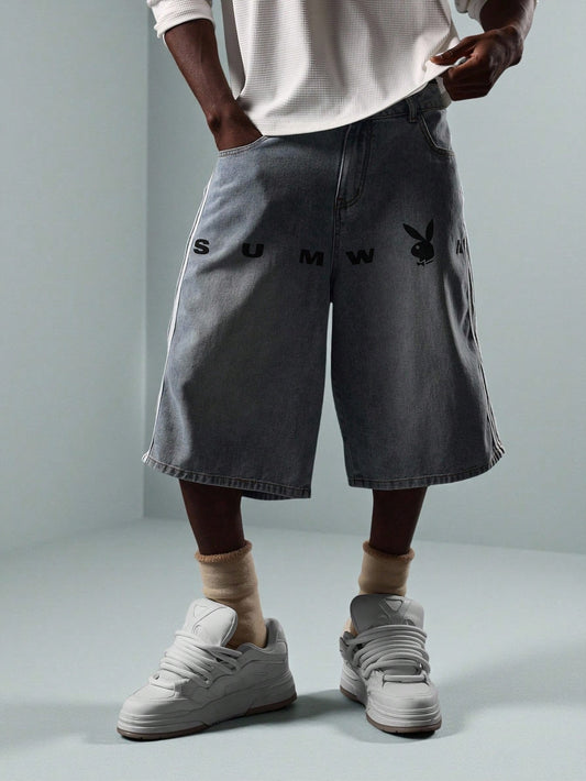Shorts PLAYBOY X SUMWON Jeans List Oversized