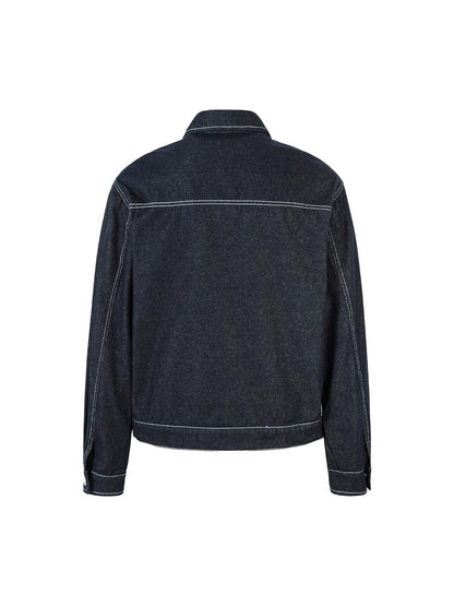 Jaqueta Retro Color Denim Jacket