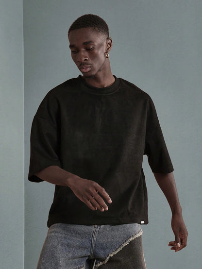 Camiseta Boxy Oversized Veludo