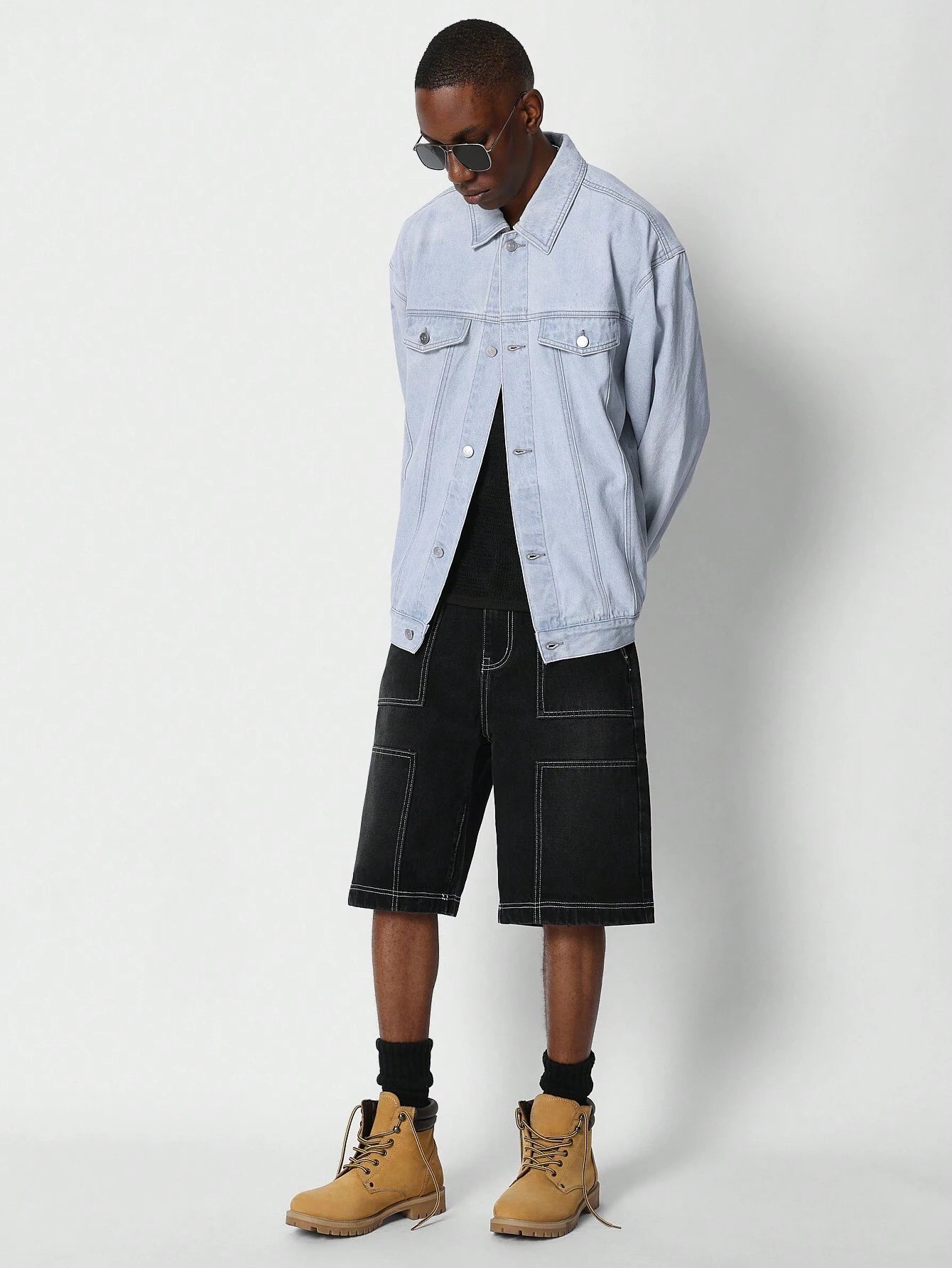 Jaqueta SUMWON Denim Estampa Vintage