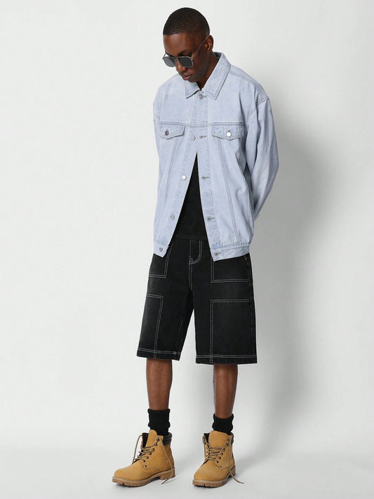 Jaqueta SUMWON Denim Estampa Vintage