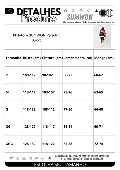 Moletom Regular Sport