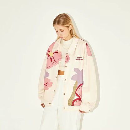 Jaqueta Loose Floral's