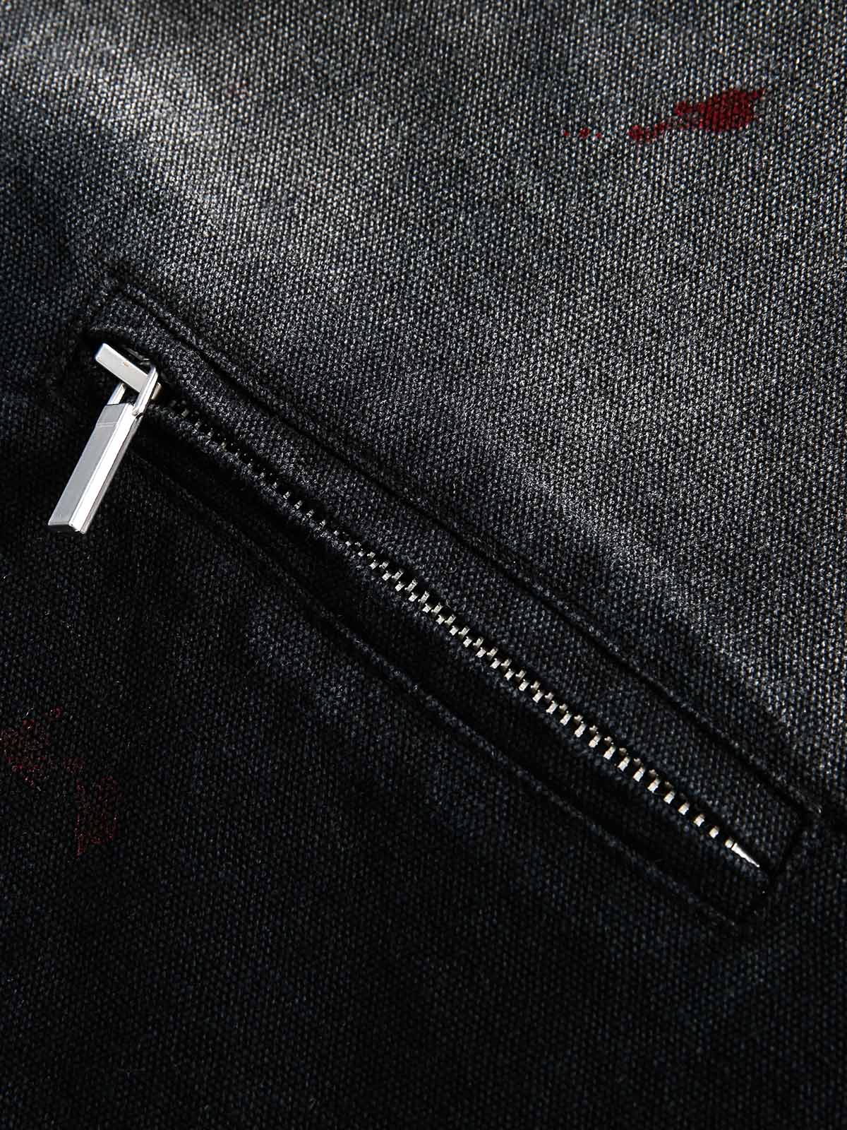 Jaqueta Washed Denim