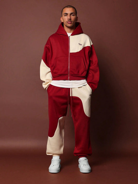 Conjunto SUMWON Track Red Bordado