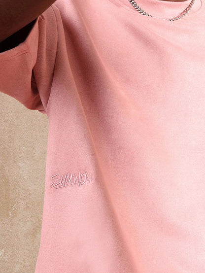 Camiseta Boxy Oversized Veludo