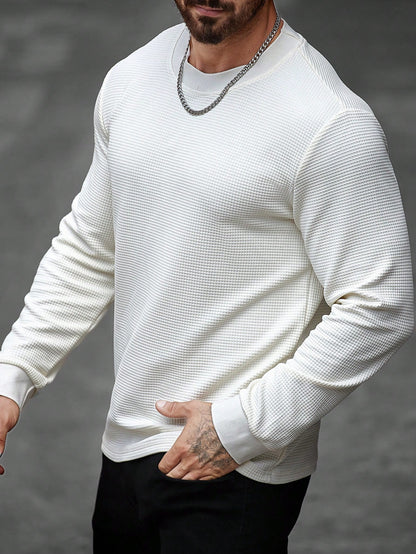 Camiseta CasualCool Luxury Masculina de Manga Longa