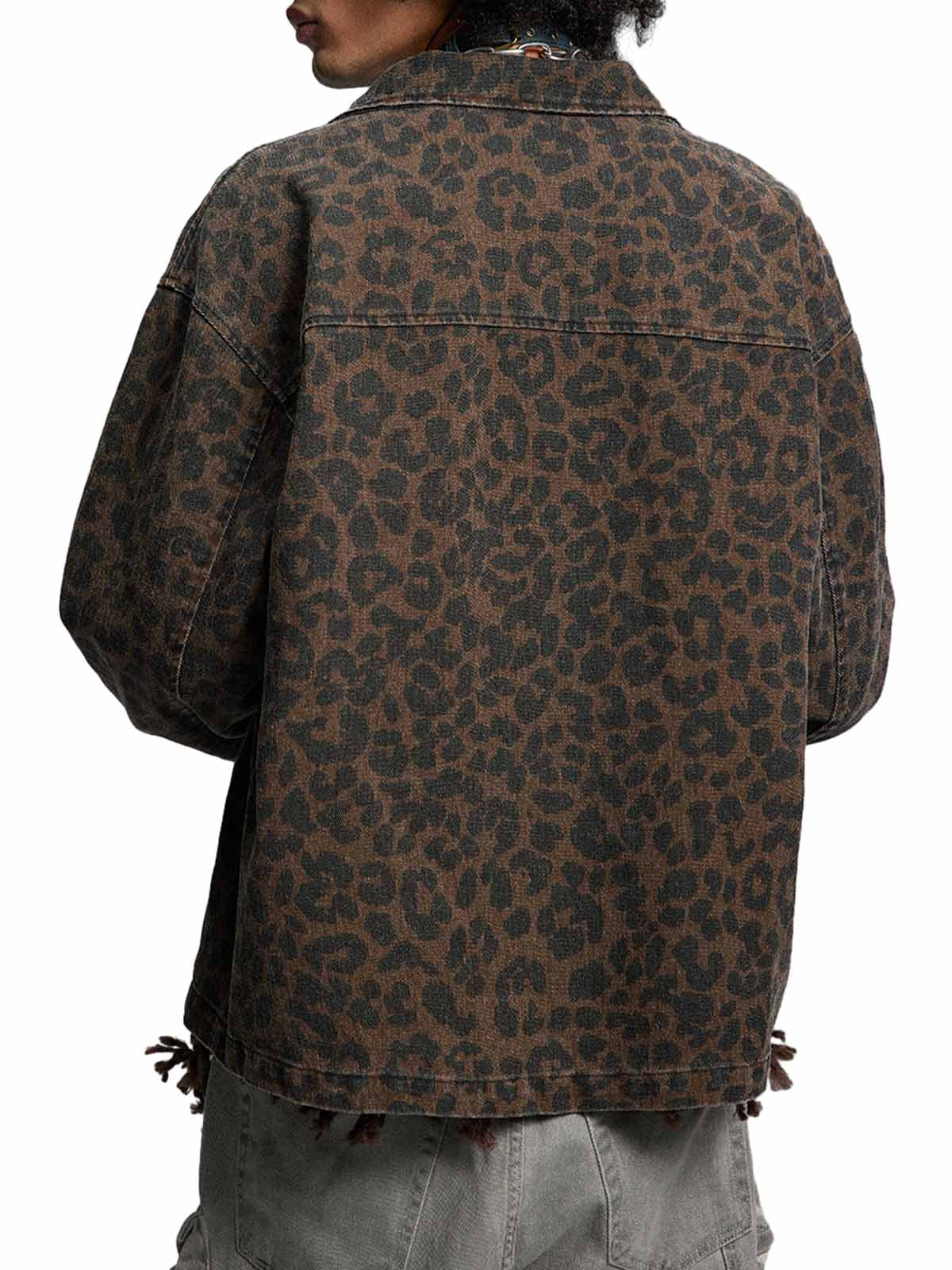 Jaqueta Vintage Washed Cheetah