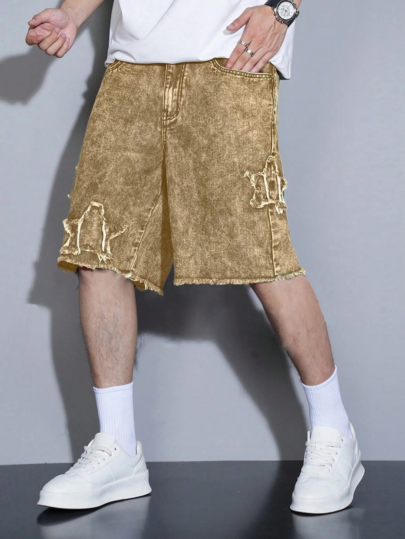 Shorts Denim Pentagonal