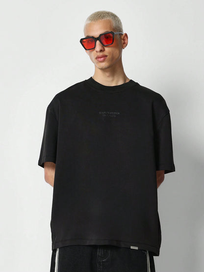 Camiseta SUMWON de Manga Curta Textura Gravada