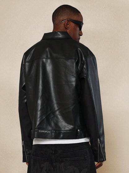 Jaqueta SUMWON Motor em Couro Sintético