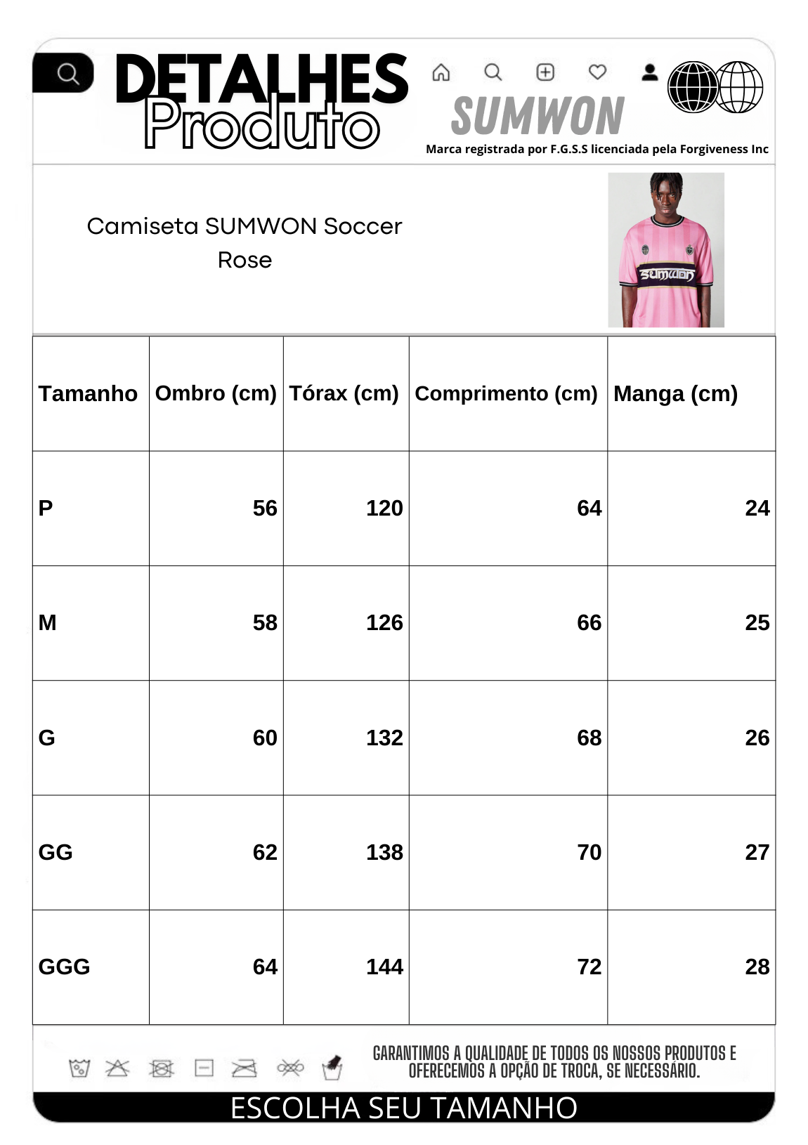 Camiseta SUMWON Soccer Rose