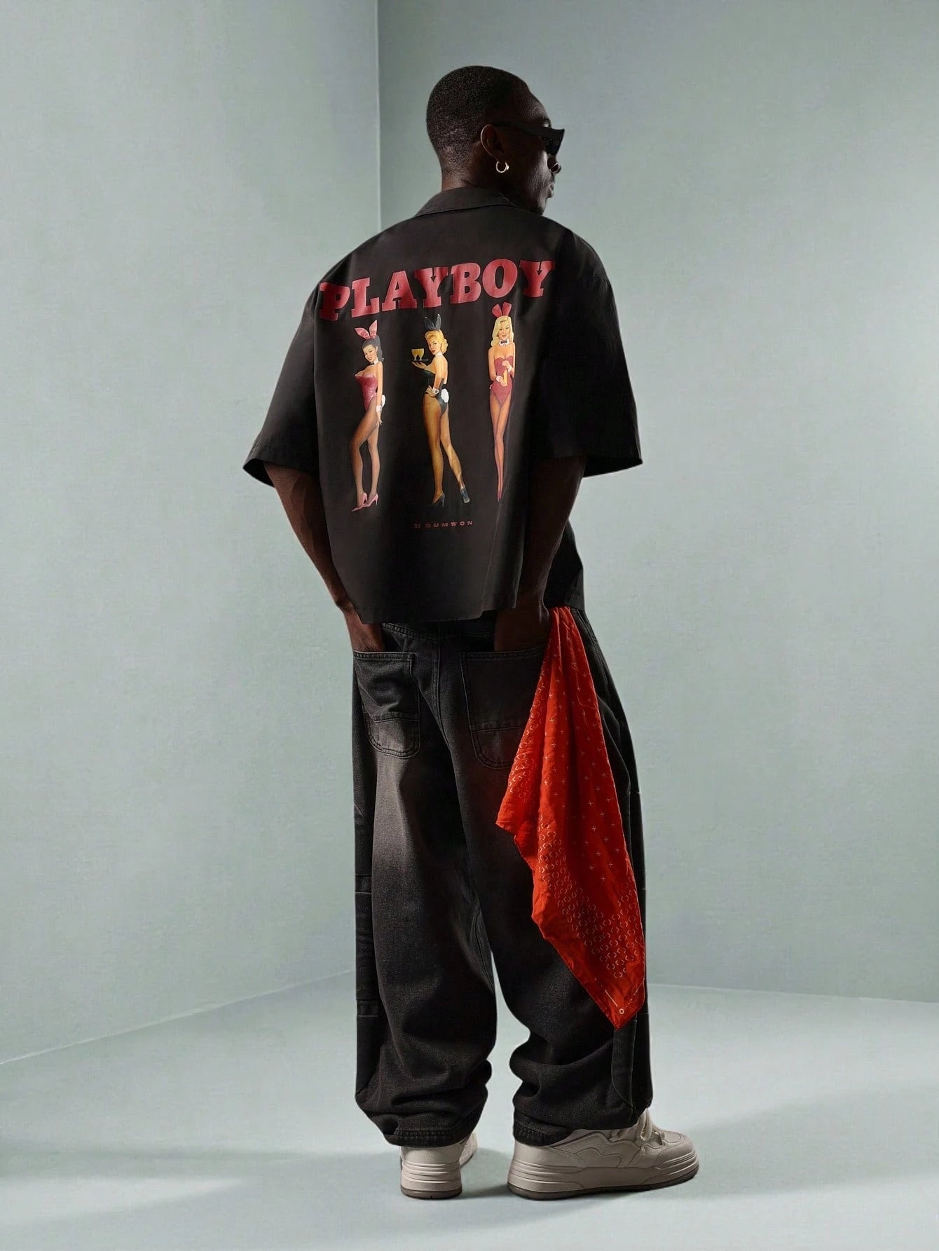 Camiseta PLAYBOY X SUMWON Black Sin