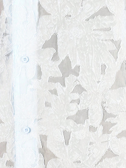 Camisa Jacquard de Renda