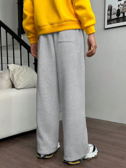 Calça Vintage Oversized Malha Estilo Y2K