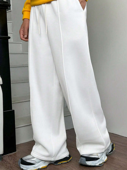 Calça Vintage Oversized Malha Estilo Y2K