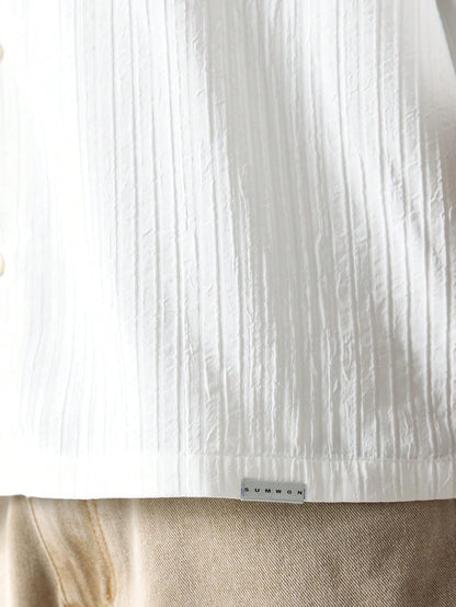 Camisa SUMWON com Colarinho Revere Estilo Boxy