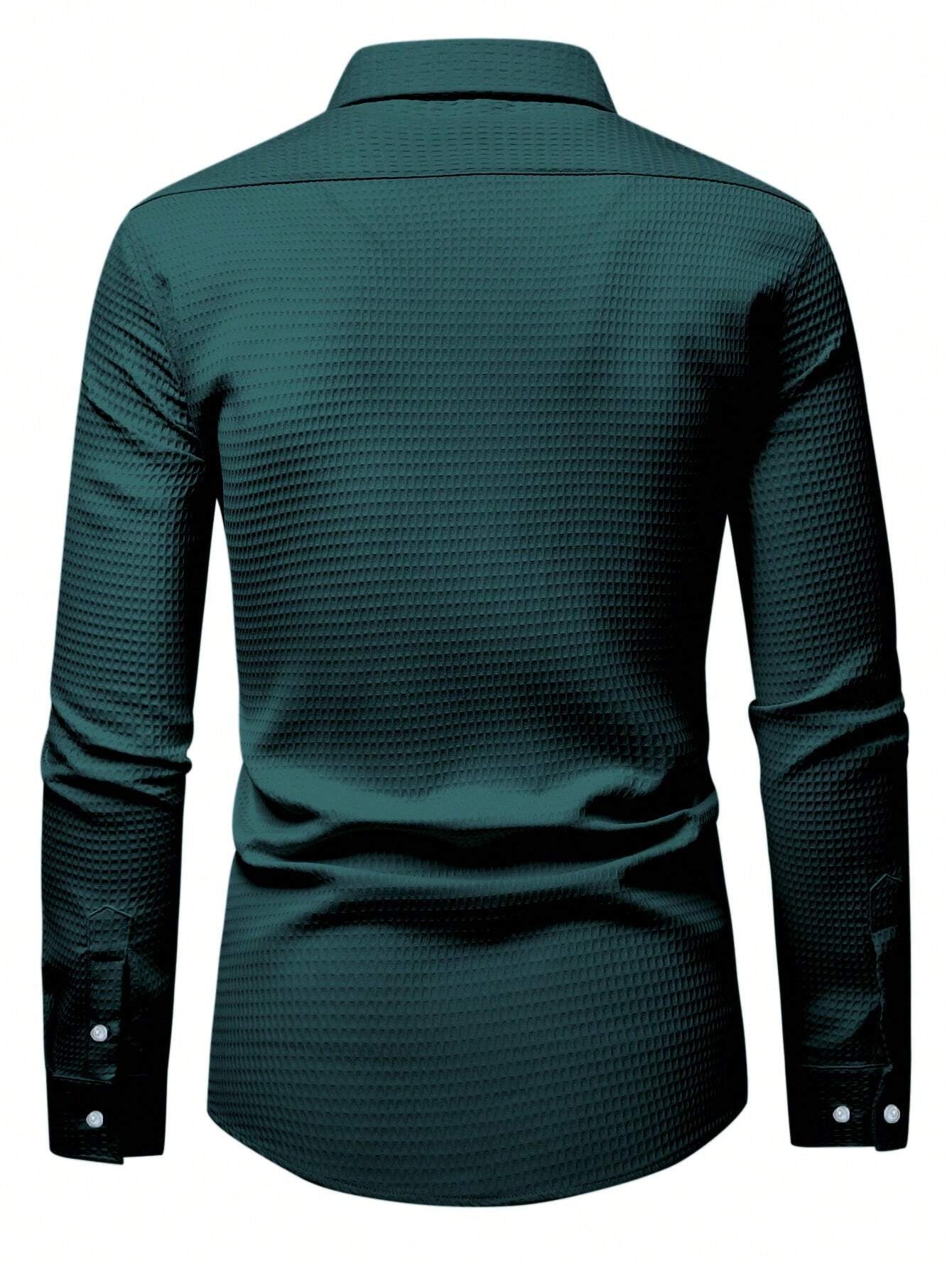 Camisa clássica social elegance manga comprida