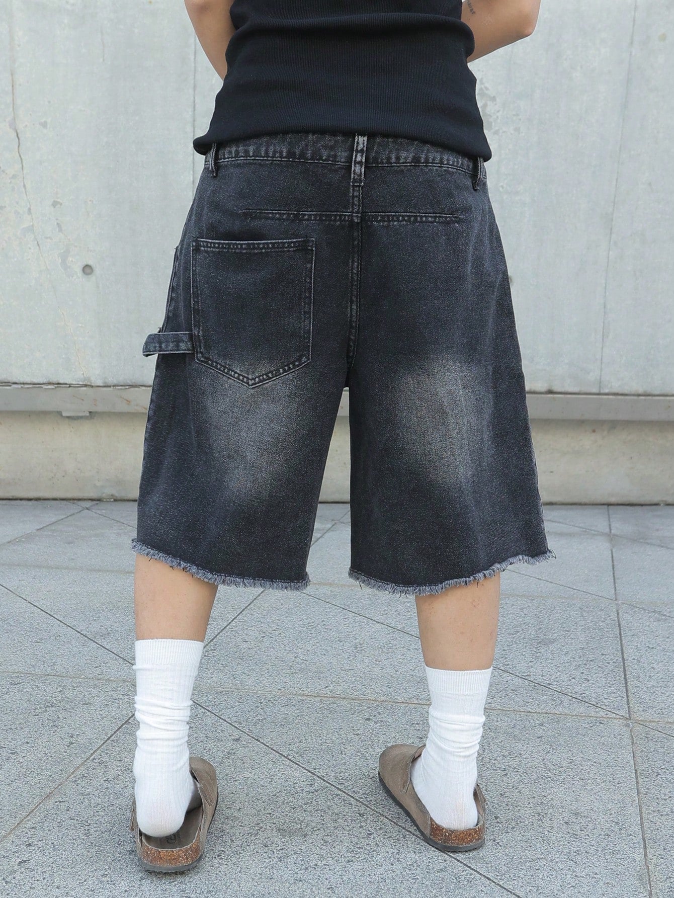 Shorts Denim Black Stusy