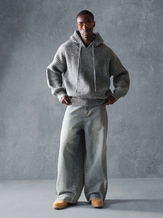 Suéter Capuz Tricotado Greys