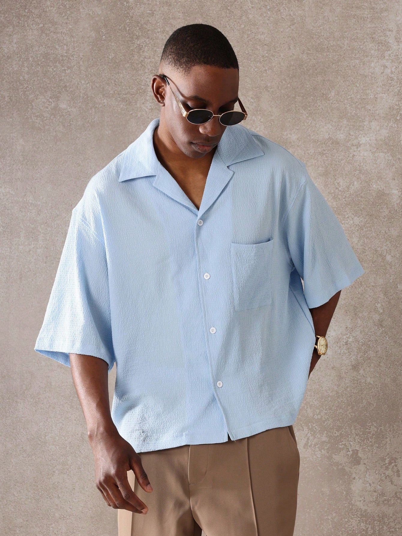 Camisa X Nawaf Blue