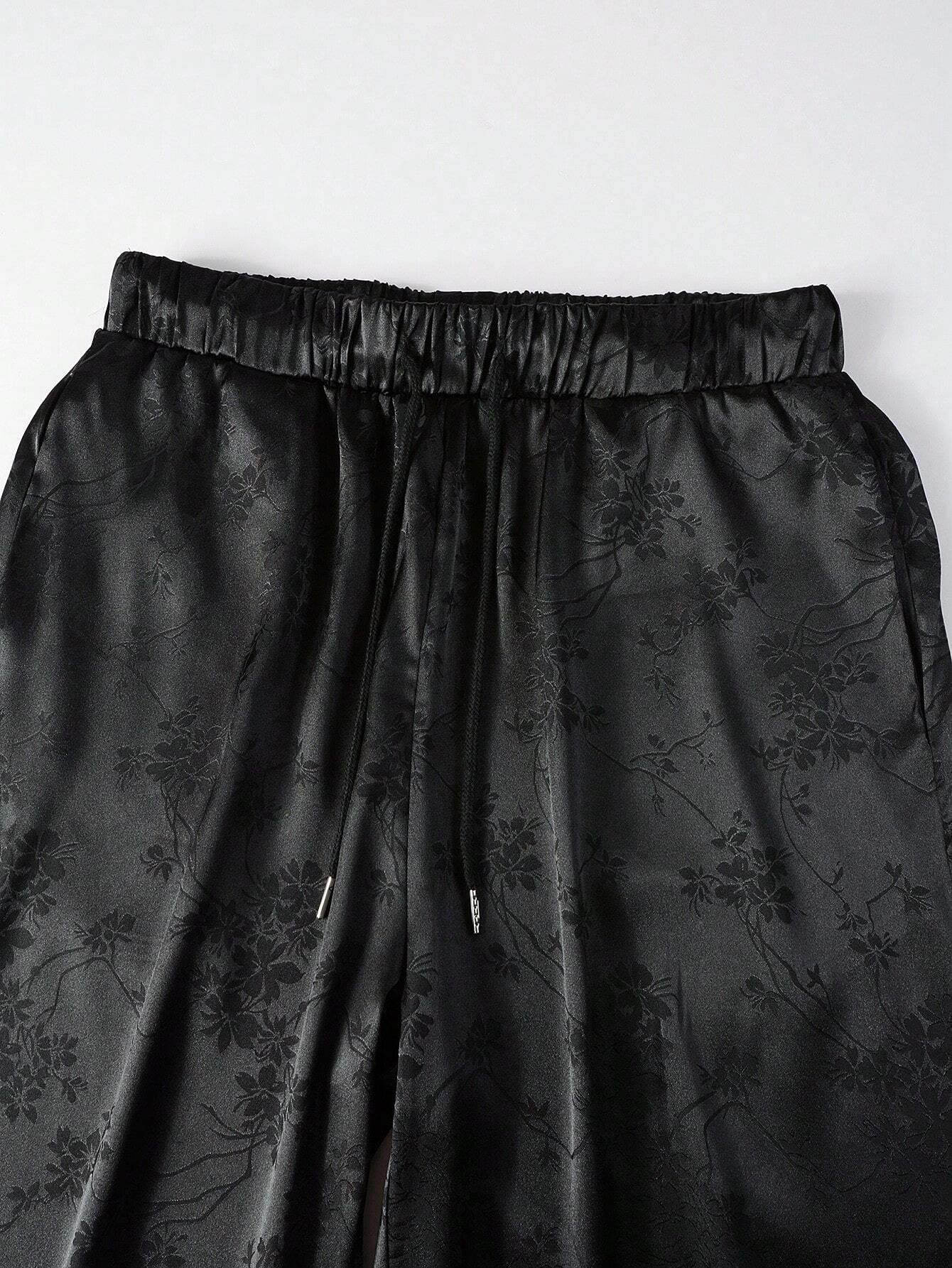 Conjunto SUMWON Hypemode Camisa e Shorts Estampa Floral Jacquard