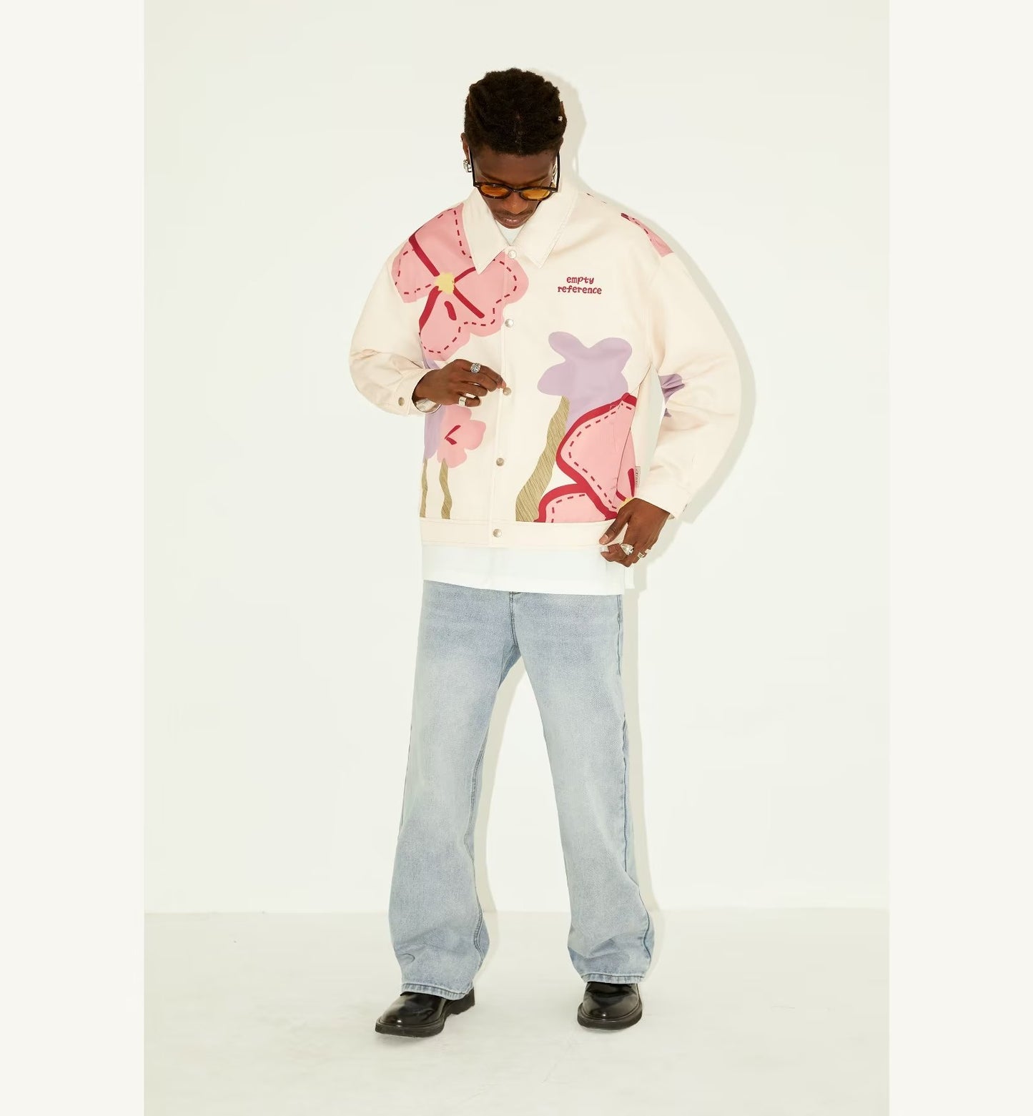 Jaqueta Loose Floral's